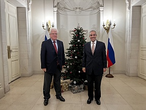 Permanent Representative of Russia to the EU Vladimir Chizhov meets Head of Mission of Egypt to the EU Ambassador Badr Ahmed Mohamed Abdelatty