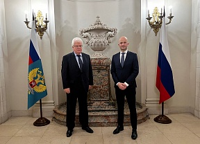 Permanent Representative of Russia to the EU Vladimir Chizhov met the CEO of the Association of European Businesses in Russia Tadzio Schilling