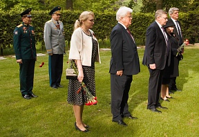 A solemn ceremony is held in Brussels on the occasion of the 75th Anniversary of the Great Victory